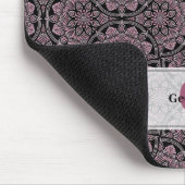 名前をカスタムする1920sダスキーバラフローラ前頭曼荼羅 マウスパッド (コーナー)