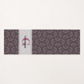 名前をカスタムする1920sダスキーバラフローラ前頭曼荼羅 ヨガマット (正面(横))