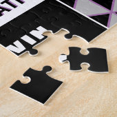 名前をカスタムする50歳の誕生日パズル ジグソーパズル (側面)