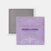 名前をカスタムする50結婚周年 マグネット (正面/裏面)