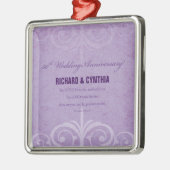 名前をカスタムする50結婚周年 メタルオーナメント (左)