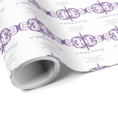 名前をカスタムする50結婚周年 ラッピングペーパー (ロールコーナー)