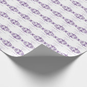 名前をカスタムする50結婚周年 ラッピングペーパー (角)