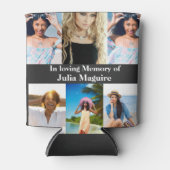 名前をカスタムする6の写真の愛情のメモリ内 缶クーラー (正面)