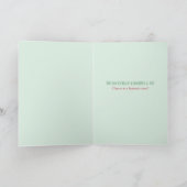 名前をカスタムする70番目の誕生日フローラハート カード (内部)