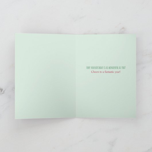 名前をカスタムする70番目の誕生日フローラハート カード (内部)