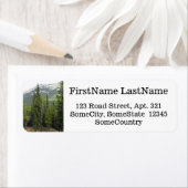 名前をカスタムする/アドレス+森林と山のシーン ラベル (インサイチュ)