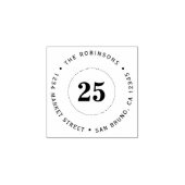 名前をカスタムする&エイジサプライズパーティー差出人住所 ラバースタンプ (インプリント)