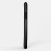 名前をカスタムする「エミリー」ターコイズとシルバーデザイン。 Case-Mate iPhoneケース (裏面/右)
