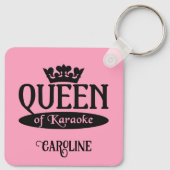 名前をカスタムする&カラオケクイーン キーホルダー (裏面)