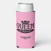 名前をカスタムする&カラオケクイーン スリム缶クーラー (Seltzer正面)