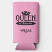 名前をカスタムする&カラオケクイーン スリム缶クーラー (裏面)