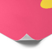 名前をカスタムする&カラーかわいいペンギンポスター ポスター (角)