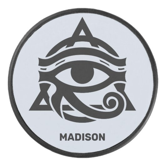 名前をカスタムする&カラーアイオブホルス アイスホッケーパック (正面)