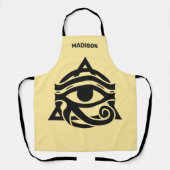 名前をカスタムする&カラーアイオブホルス エプロン (正面)