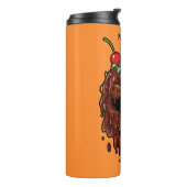 名前をカスタムする&カラーアイスクリームスカルタンブラー タンブラー (回転左)