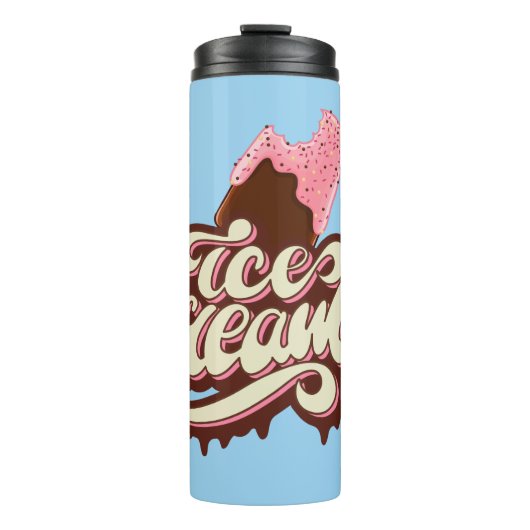 名前をカスタムする&カラーアイスクリームタンブラー タンブラー (正面)