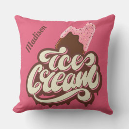 名前をカスタムする&カラーアイスクリーム装飾用クッション アウトドアクッション