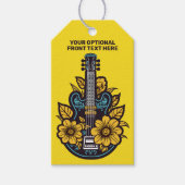 名前をカスタムする&カラーウクレレ ギフトタグ (正面)