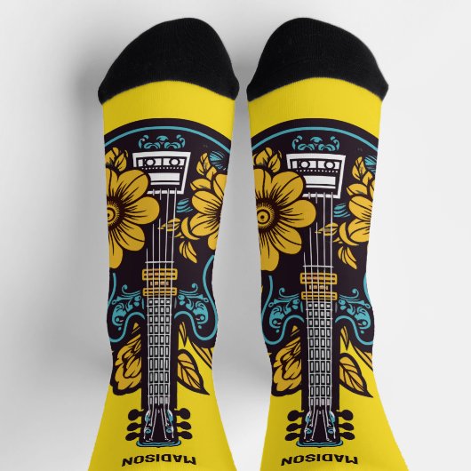 名前をカスタムする&カラーウクレレ ソックス (上部)