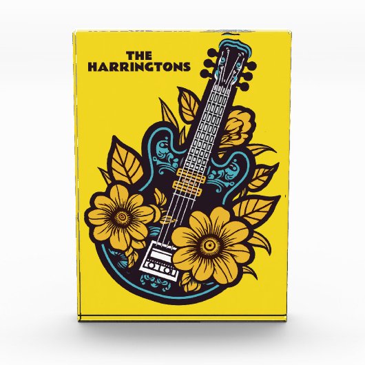 名前をカスタムする&カラーウクレレ フォトブロック (正面)