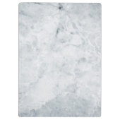 名前をカスタムする/カラーエレガント白大理石 クリップボード (裏面)