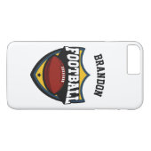 名前をカスタムする&カラーサッカーロゴの電話ケース Case-Mate iPhoneケース (裏面(横))