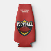 名前をカスタムする&カラーサッカー ボトルクーラー (正面)