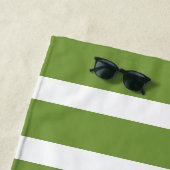 名前をカスタムする&カラーストライプのビーチタオル ビーチタオル (インサイチュ)