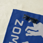 名前をカスタムする&カラーゾンビ進化ビーチタオル ビーチタオル (インサイチュ)