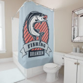 名前をカスタムする&カラーフィッシャーシャワーカーテン シャワーカーテン (インサイチュ)