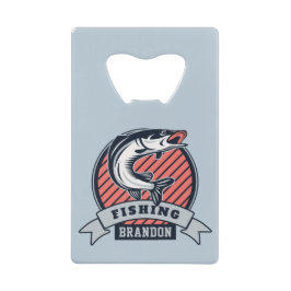 名前をカスタムする&カラーフィッシャーボトルオープナー クレジットカード栓抜き