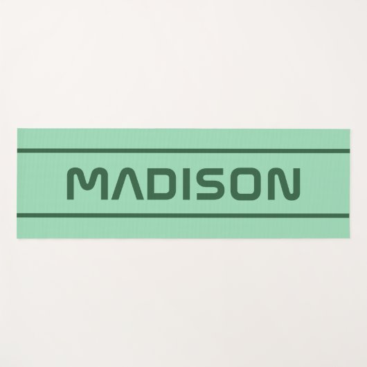 名前をカスタムする&カラーヨガマット ヨガマット (正面(横))