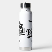 名前をカスタムする&カラー野球選手 ウォーターボトル (左面)