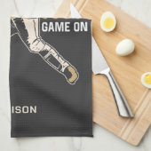 名前をカスタムする&カラー野球選手 キッチンタオル (四つ折り)