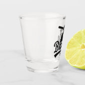 名前をカスタムする&カラー野球選手 ショットグラス (左)