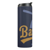 名前をカスタムする&カラー野球選手 タンブラー (回転左)