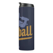 名前をカスタムする&カラー野球選手 タンブラー (回転右)