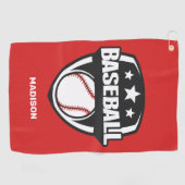 名前をカスタムする&カラー野球 ゴルフタオル (横)