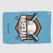 名前をカスタムする&カラー野球 ゴルフタオル (横)