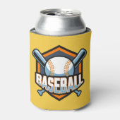 名前をカスタムする&カラー野球 缶クーラー (缶正面)