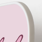 名前をカスタムする&カラー飛んでいるピグ ピックルボールラケット (左詳細)