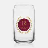 名前をカスタムする ガラス缶 (正面)