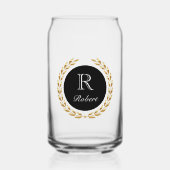 名前をカスタムする ガラス缶 (正面)