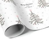 名前をカスタムする&グリーティングクリスマス包装紙 ラッピングペーパー (ロールコーナー)