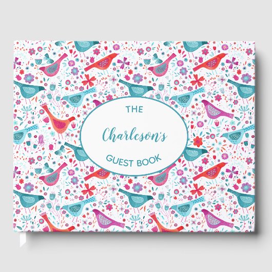 名前をカスタムする ゲストブック (正面)