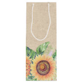 名前をカスタムする|サンフラワークラフト紙ワインバッグ ワインギフトバッグ (裏面)