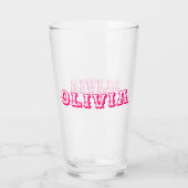 名前をカスタムする タンブラーグラス (裏面)