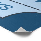 名前をカスタムする&デイ「映画チケット」ポスター ポスター (角)