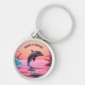 名前をカスタムする&デスティネーションドルフィン キーホルダー (正面)